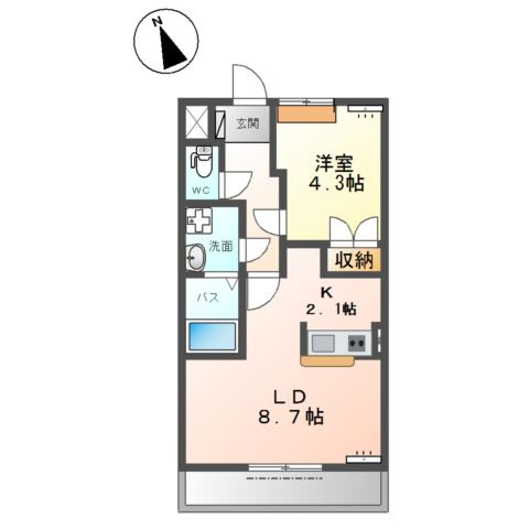 プランドール・Ｍの間取り