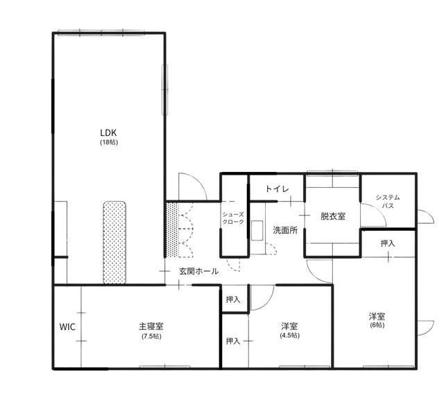 水道光熱費等コミコミな平屋