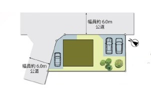 坂戸市片柳中古戸建の区画図