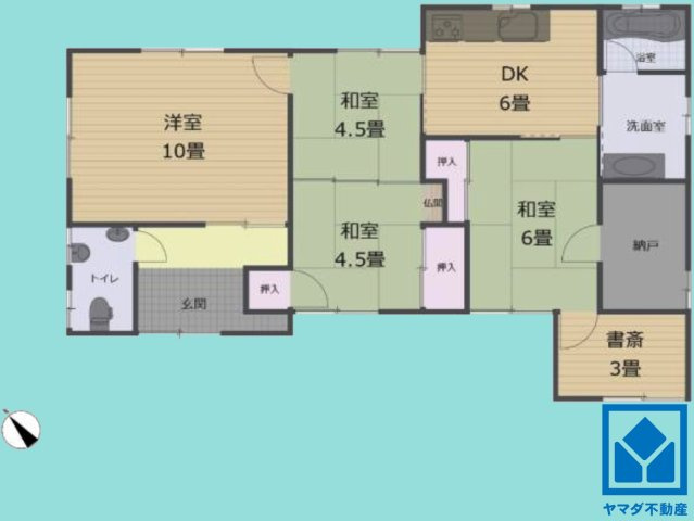 大津市富士見台の間取り