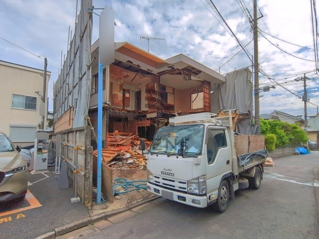 【前面道路含む現地写真】 | 練馬区小竹町２丁目　売地　B区画 | 見通しの良いエリアで日々の通行も安心のエリアになります