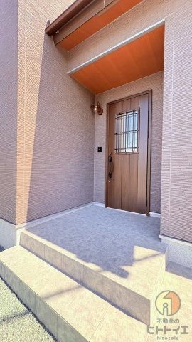 新築建売)柳川市吉原(平屋)の玄関