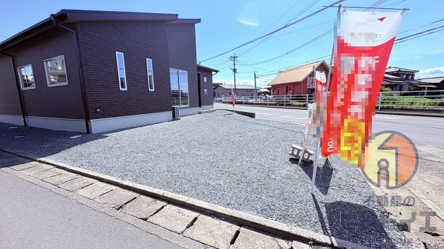 新築建売)柳川市吉原(平屋)の駐車場