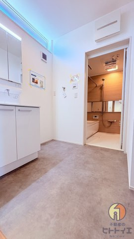 新築建売)柳川市吉原(平屋)の脱衣所