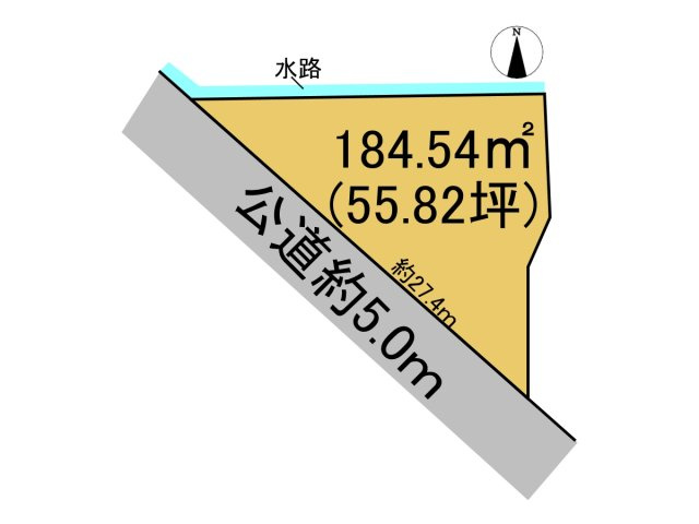 売土地　瑞穂市牛牧　55.82坪