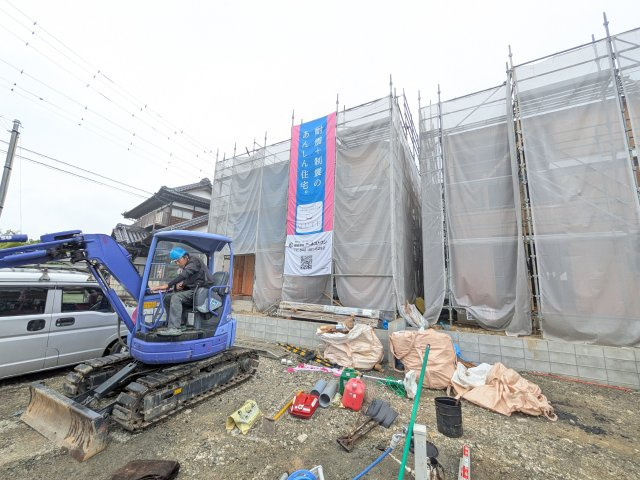 日立市川尻町　第7　新築戸建て　1号棟の前面道路含む現地写真|写真だけでは伝わらない快適さを、ぜひ現地で体感しませんか？
即日見学可能です！平日のご案内も可能です♪
お気軽にお問合せまたはお電話ください！
0297-86-8370まで【リアライズ不動産】