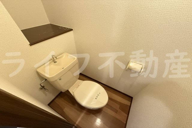 ＣＴビュー永和のトイレ|清潔感のあるトイレです