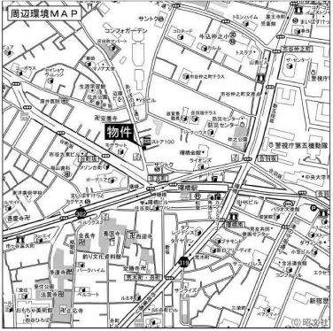 フリーデンハイム四谷の地図|フリーデンハイム四谷