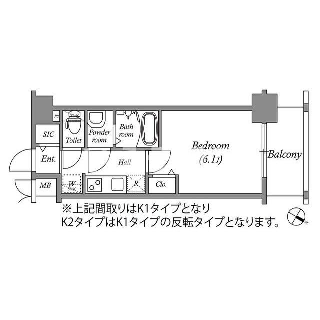 アドバンス神戸パーチェの間取り