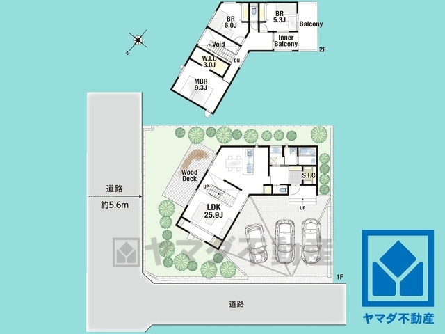 西宮市苦楽園四番町の間取り