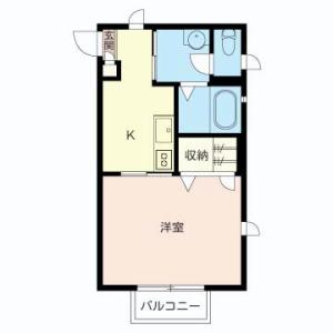 シティホームズⅡの間取り