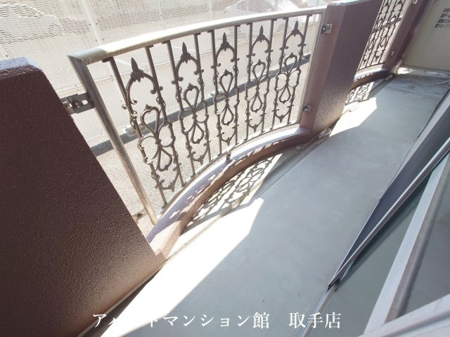 リバーサイドヒルズのバルコニー
