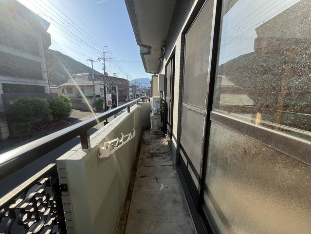 グレーヒル嵐山のバルコニー