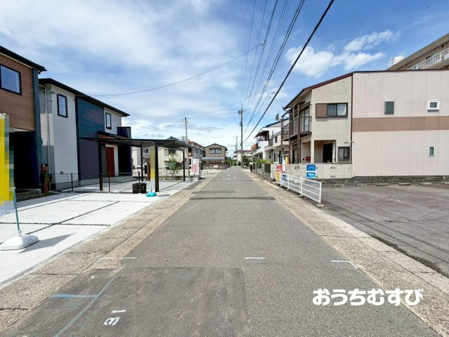 名古屋市北区楠第2(全7棟)の前面道路含む現地写真