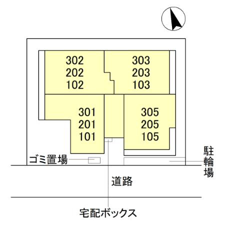 le lienの区画図