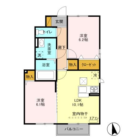 パンジューヌの間取り