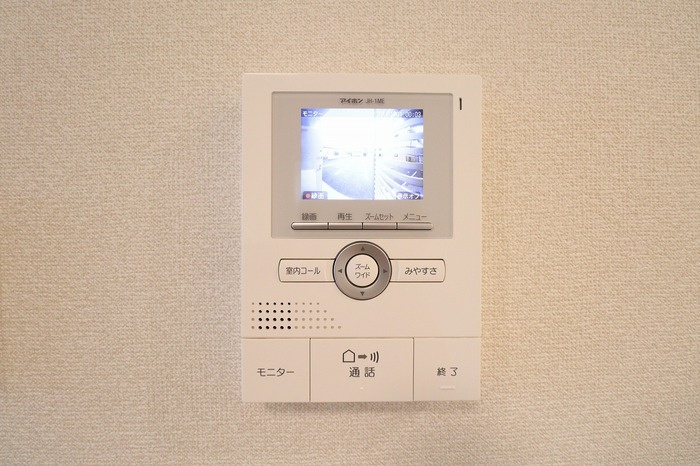ハピネスつくばのセキュリティ|録画機能付きTVインターホン