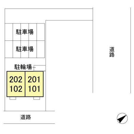 ハピネスつくばの区画図
