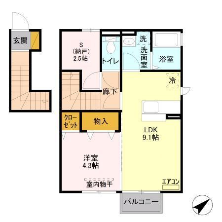 ハピネスつくばの間取り