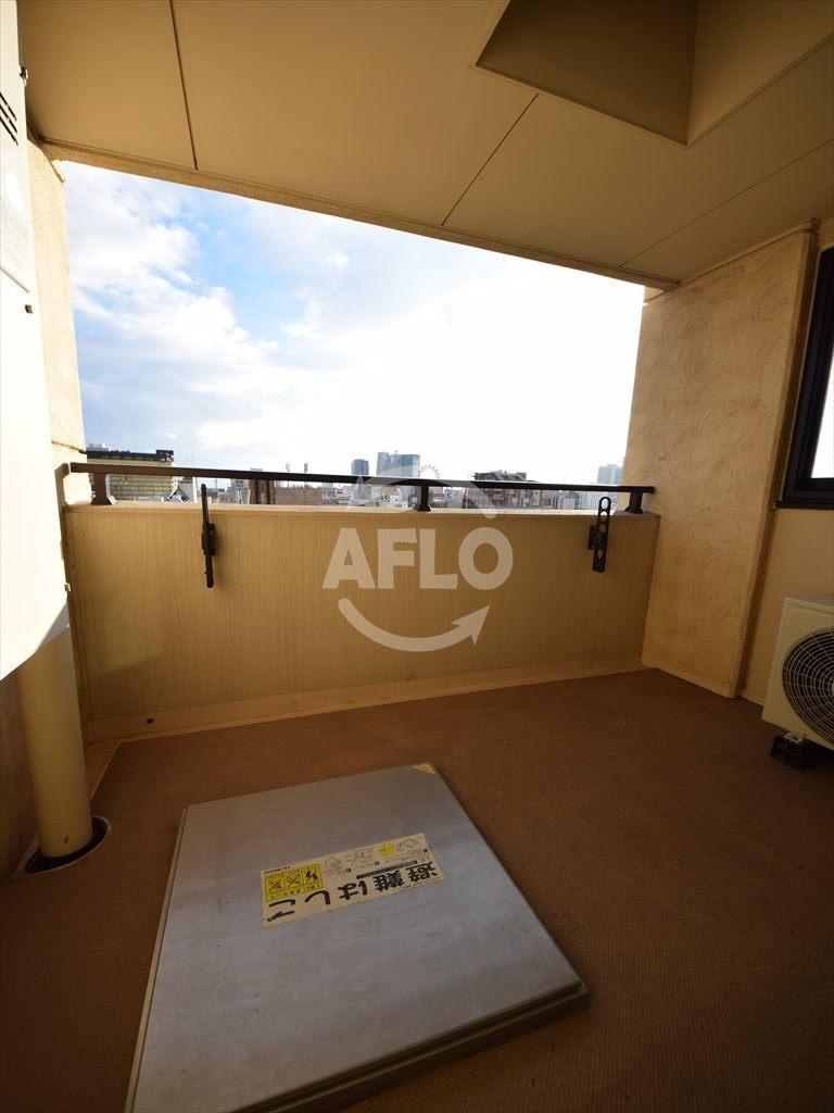 アルグラッドザタワー心斎橋のバルコニー|アルグラッドザタワー心斎橋　バルコニー