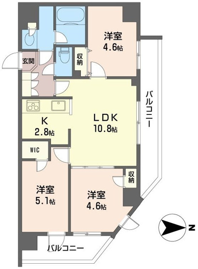 【間取り】 | ツインズ国立Ⅰ