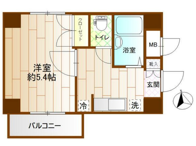 エクセリア神楽坂の間取り
