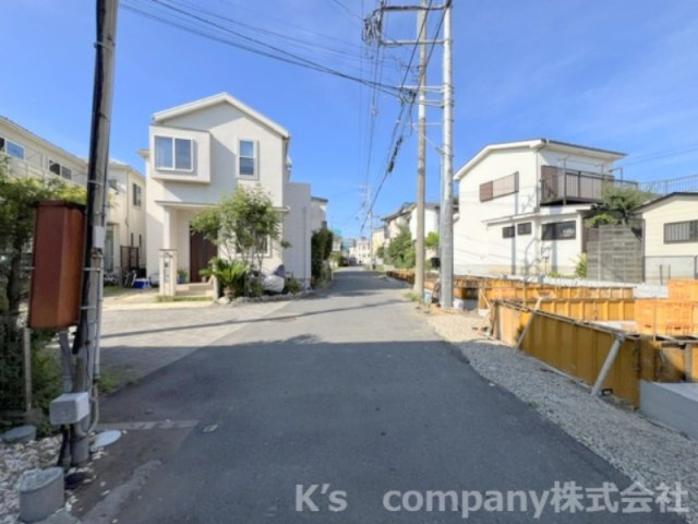 茅ヶ崎市中海岸4丁目　新築戸建　1号棟の前面道路含む現地写真|2026.6.14撮影◇
