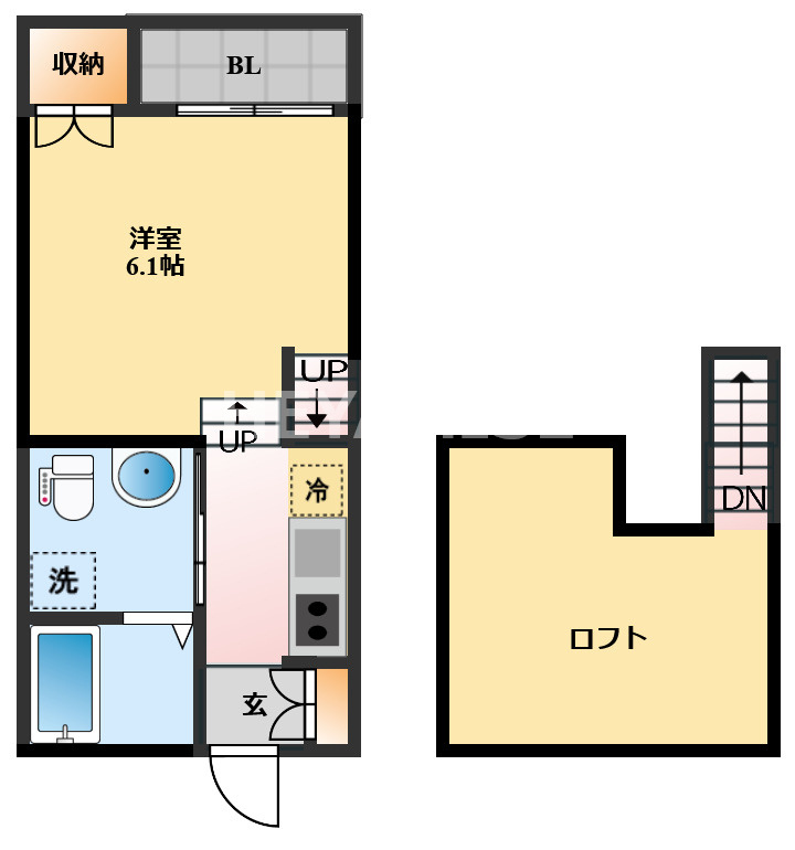 TATEDASU永昌Bの間取り