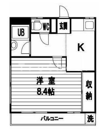 ハイムオオクボの間取り