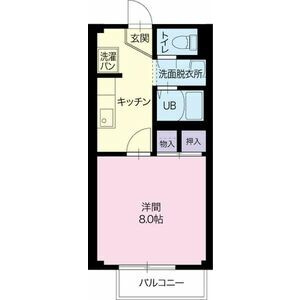 サニーハイツ川西の間取り