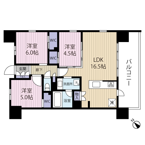 3LDKの間取りです★