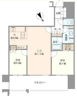 SKYZ TOWER&GARDENの間取り