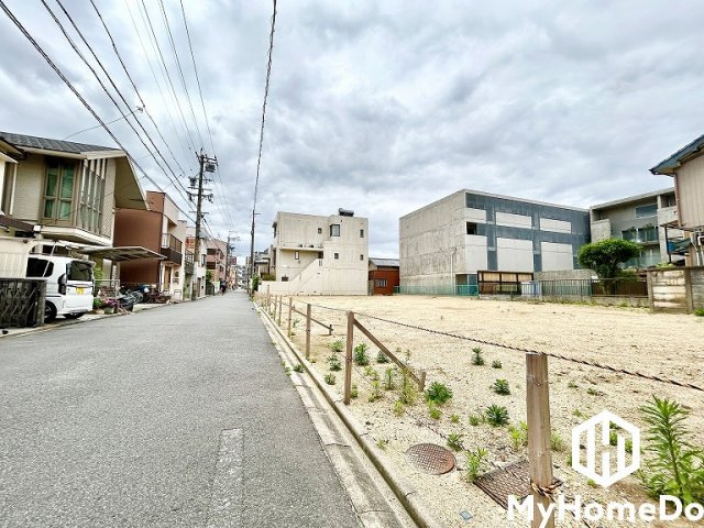 北区東長田町　1期の前面道路含む現地写真