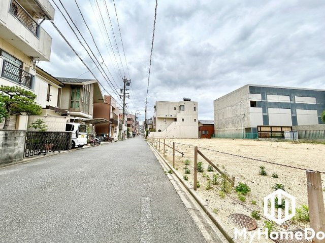 北区東長田町　1期の前面道路含む現地写真
