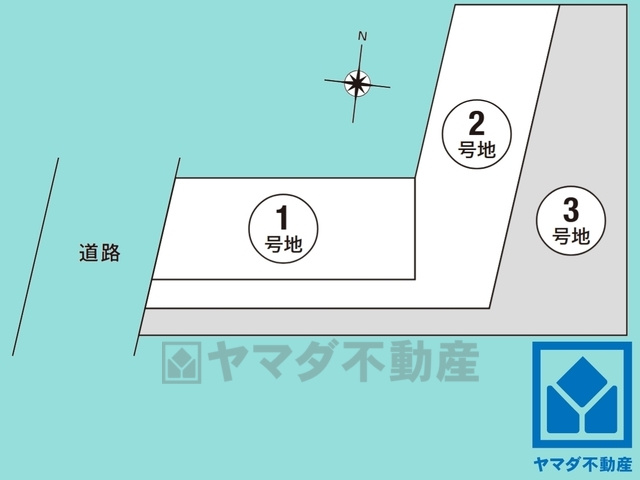 西宮市新甲陽町　3号地の区画図