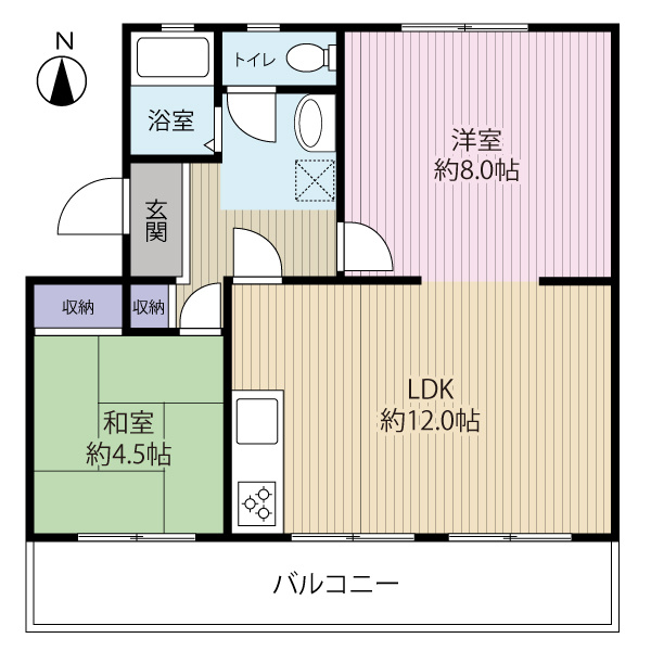 1LDK仕様の間取り★
