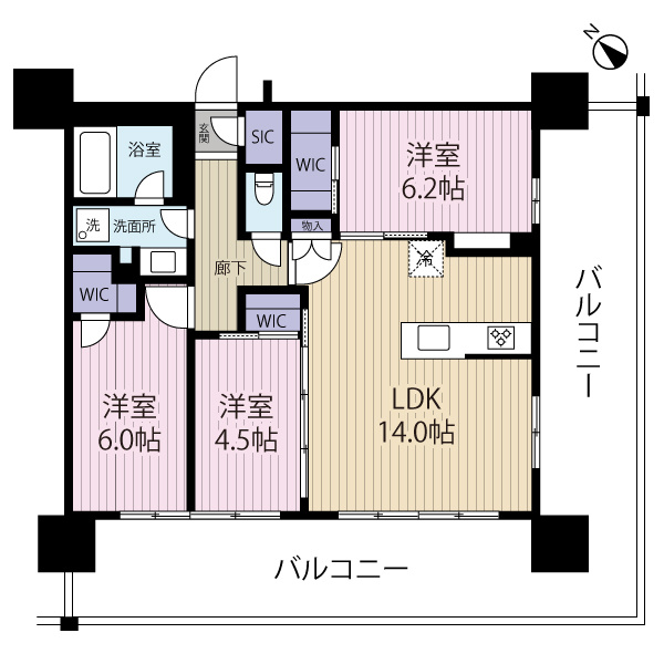 2LDKの間取りです★
