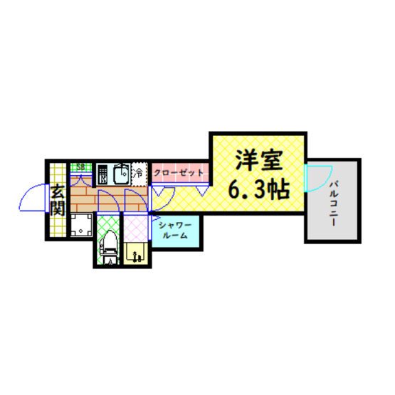 【間取り】 | ファーストフィオーレ九条Ⅱ