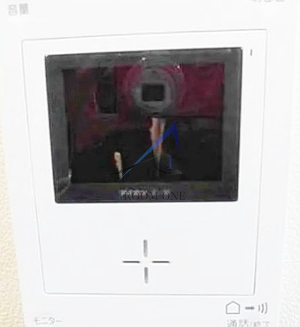 オークグレイス笹塚のセキュリティ|モニター付きインターホンです。