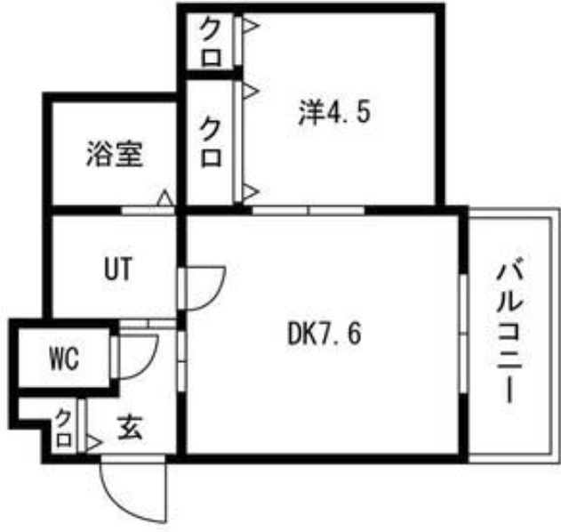 クリエオーレ鴻池徳庵町の間取り