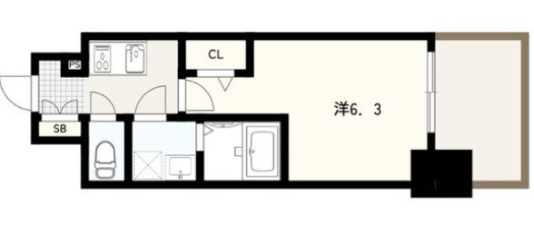 フォーリアライズ大阪ミッテの間取り