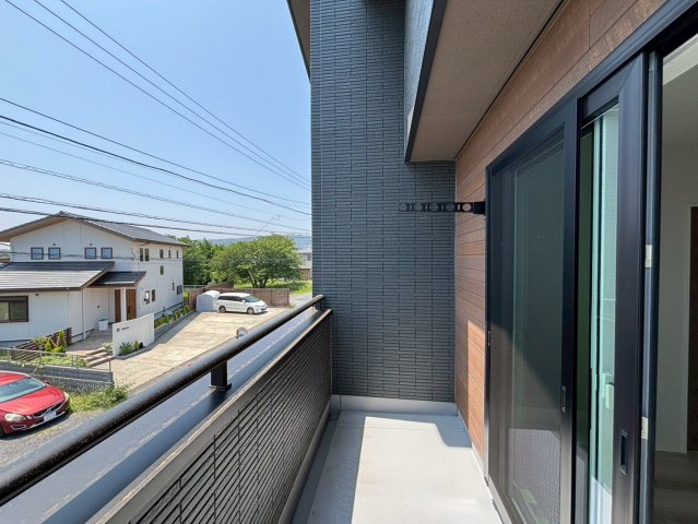 日立市東大沼町　新築戸建のバルコニー