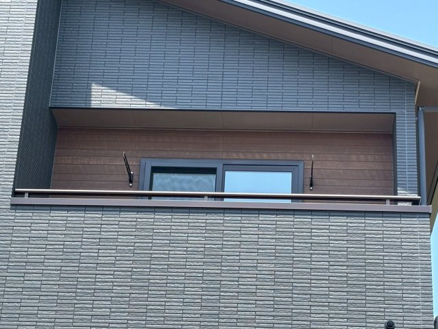 日立市東大沼町　新築戸建の外観|日当たりや広さを現地で体感してください。
理想のガーデニングや家庭菜園を始めてみませんか。