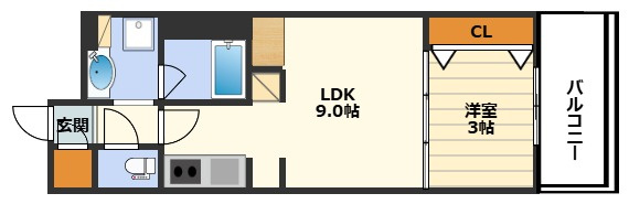 S-RESIDENCE天満橋arの間取り