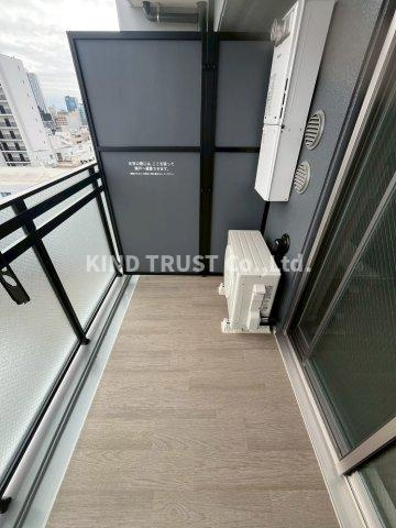 S-RESIDENCE天満橋arのバルコニー|開放的で明るい空間を演出してくれるバルコニーです