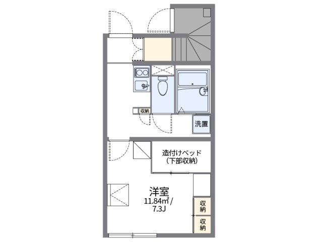 レオパレスすみだⅢの間取り