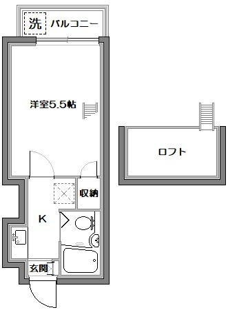 第１７安藤ハイツの間取り
