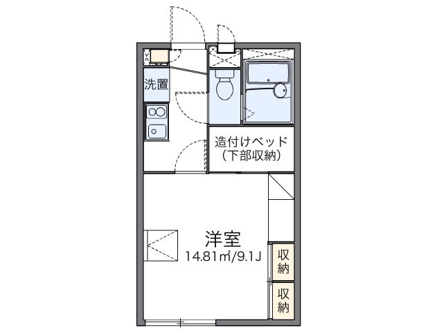 レオパレスＣａｓａＬｉｏｒｅの間取り
