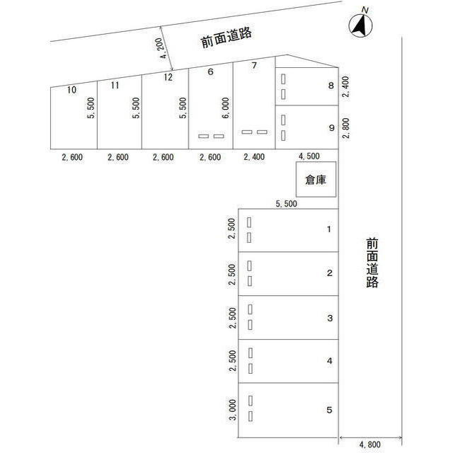上土居3丁目神谷駐車場の間取り