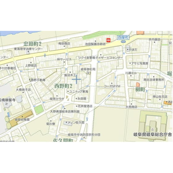 岐阜市西野町２丁目の駐車場の外観